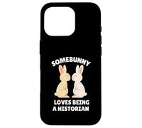 Somebunny Loves Being a Historian Cute Easter Bunny Job Gift Case for iPhone 16 Pro