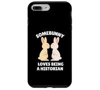 Somebunny Loves Being a Historian Cute Easter Bunny Job Gift Case for iPhone 7 Plus/8 Plus