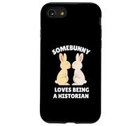 Somebunny Loves Being a Historian Cute Easter Bunny Job Gift Case for iPhone SE (2020) / 7/8