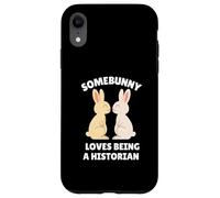 Somebunny Loves Being a Historian Cute Easter Bunny Job Gift Case for iPhone XR