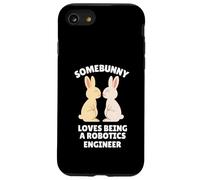 Somebunny Loves Being a Robotics Engineer Cute Easter Bunny Case for iPhone SE (2020) / 7/8