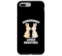 Somebunny Loves Debating Cute Easter Bunny Debater Gift Case for iPhone 7 Plus/8 Plus