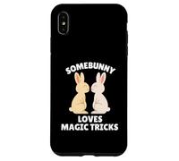 Somebunny Loves Magic Tricks Cute Easter Bunny Magician Gift Case for iPhone XS Max