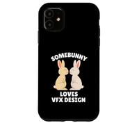 Somebunny Loves VFX Design Cute Easter Bunny VFX Designer Case for iPhone 11