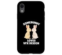 Somebunny Loves VFX Design Cute Easter Bunny VFX Designer Case for iPhone XR
