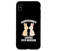 Somebunny Loves VFX Design Cute Easter Bunny VFX Designer Case for iPhone XS Max