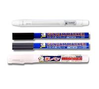 Someie GSI Creos Panel Line Markers Ultra Fine GM01 Black, GM02 Gray, Eraser Pen GM300, Knock-Type Eraser