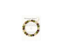 Someki Menopause Bracelets for Women Tiger Eye Citrine Beads Bracelet Protection Depression Relief Healing Bracelet Natural Stone Anxiety Bracelet Stress Relief Jewelry Gift for Women, Large, No