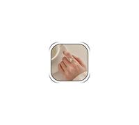Someki Starfish Ring for Women Adjustable Open Band Statement Ring Silver Tone Ocean Jewelry Beach Rings Summer Vacation Accessory Gift, No Gemstone