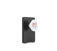 Someone Cares Not Me Funny Sarcastic Cat Design PopSockets PopWallet for MagSafe