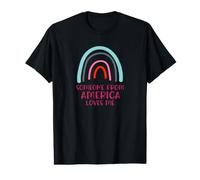 Someone from America Loves Me Rainbow Value Graphic T-Shirt