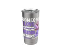 Someone I Love Needs Needed a Cure Alzheimer's Awareness Stainless Steel Insulated Tumbler