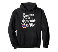 Someone In Armenia Loves Me Long Distance Pullover Hoodie