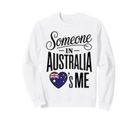 Someone In Australia Loves Me Heart Flag Sweatshirt