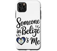 Someone In Belize Loves Me Belize Flag Heart Case for iPhone 11 Pro Max