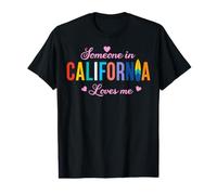 Someone in California Loves Me Surfboard Souvenir Graphic Value Graphic T-Shirt
