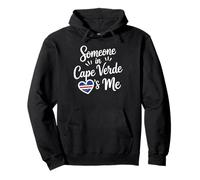 Someone In Cape Verde Loves Me Heart Flag Love Pullover Hoodie