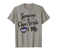 Someone in Cape Verde Loves Me Heart Flag T-Shirt