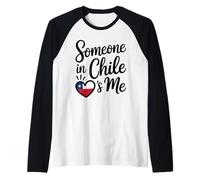 Someone in Chile Loves Me Chilean Raglan Baseball Tee
