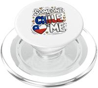 Someone In Chile Loves Me Long Distance Love PopSockets PopGrip for MagSafe