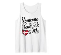 Someone in Denmark Loves Me Long Distance Love Tank Top