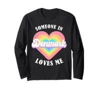Someone in Denmark Loves Me Proud Danish Denmark Long Sleeve T-Shirt