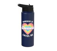 Someone in Denmark Loves Me Proud Danish Denmark Stainless Steel Insulated Water Bottle