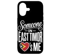 Someone In East Timor Loves Me Flag Heart Case for iPhone 17