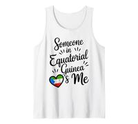 Someone in Equatorial Guinea Loves Me Heart Pride Tank Top