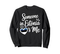 Someone In Estonia Loves Me Heart Flag Pride Sweatshirt
