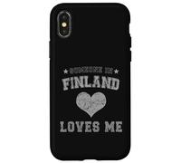 Someone In Finland Loves Me Finnish Case for iPhone X/XS