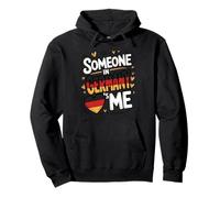 Someone In Germany Loves Me Heart Flag Romantic Pullover Hoodie