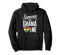 Someone In Ghana Loves Me Heart Flag Pride Pullover Hoodie