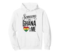 Someone In Ghana Loves Me Heart Flag Pride Pullover Hoodie