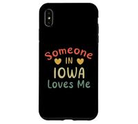 Someone In Iowa Loves Me Retro USA State US Case for iPhone XS Max
