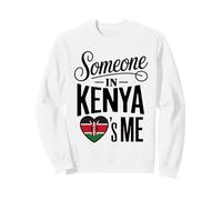 Someone In Kenya Loves Me Kenya Flag Heart Sweatshirt