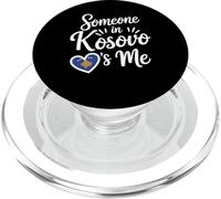 Someone In Kosovo Loves Me Heart Kosovo Pride PopSockets PopGrip for MagSafe
