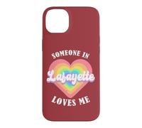 Someone In Lafayette Loves Me City Heart Case for iPhone 14 Plus