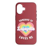 Someone In Lafayette Loves Me City Heart Case for iPhone 16