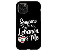Someone In Lebanon Loves Me Heart Flag Pride Case for iPhone 11 Pro