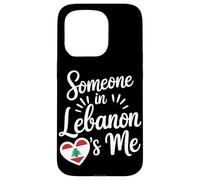 Someone In Lebanon Loves Me Heart Flag Pride Case for iPhone 15 Pro