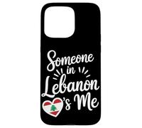 Someone In Lebanon Loves Me Heart Flag Pride Case for iPhone 15 Pro Max