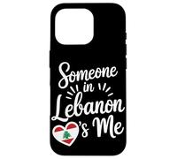Someone In Lebanon Loves Me Heart Flag Pride Case for iPhone 16 Pro