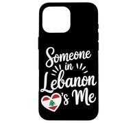 Someone In Lebanon Loves Me Heart Flag Pride Case for iPhone 16 Pro Max