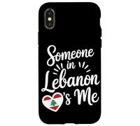 Someone In Lebanon Loves Me Heart Flag Pride Case for iPhone X/XS