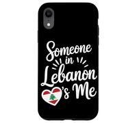 Someone In Lebanon Loves Me Heart Flag Pride Case for iPhone XR
