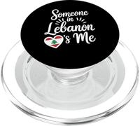 Someone In Lebanon Loves Me Heart Flag Pride PopSockets PopGrip for MagSafe