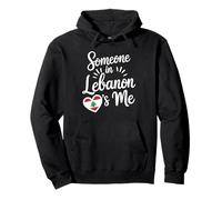 Someone In Lebanon Loves Me Heart Flag Pride Pullover Hoodie