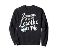 Someone In Lesotho Loves Me Heart Flag Love Forever Sweatshirt