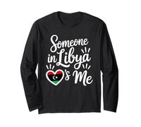 Someone in Libya Loves Me Long Distance Love Long Sleeve T-Shirt